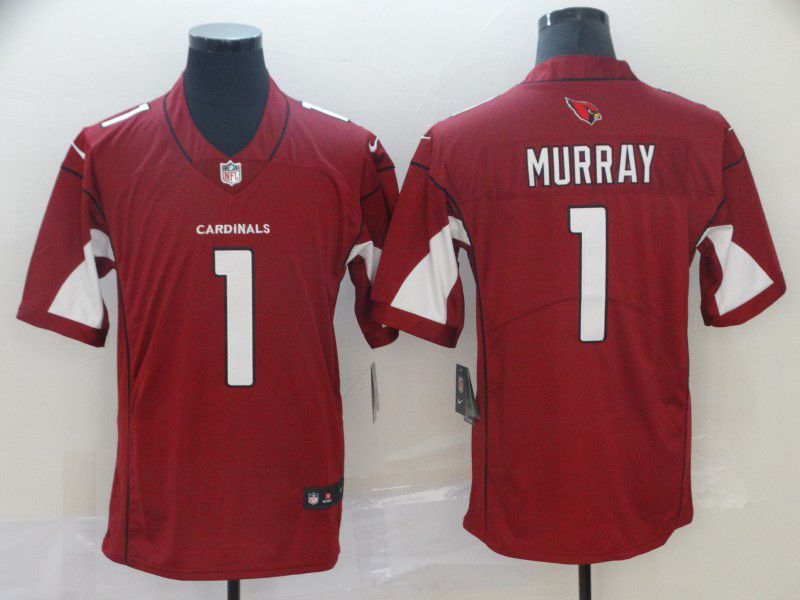 Men Arizona Cardinals 1 Murray Red Nike Vapor Untouchable Limited Player NFL Jerseys